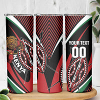 Custom Kenya Rugby Simbas Skinny Tumbler Elevate Your Game