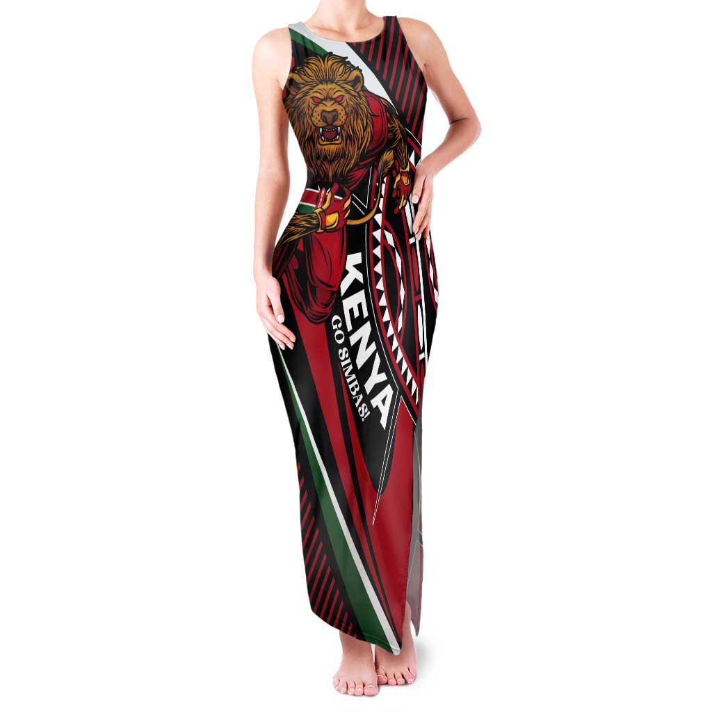 Custom Kenya Rugby Simbas Tank Maxi Dress Elevate Your Game
