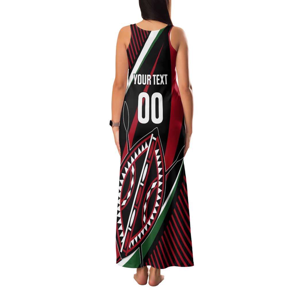 Custom Kenya Rugby Simbas Tank Maxi Dress Elevate Your Game