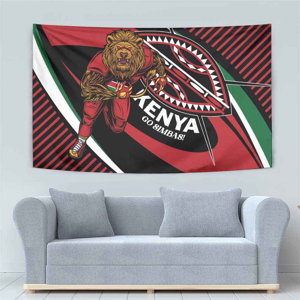 Kenya Rugby Simbas Tapestry Elevate Your Game