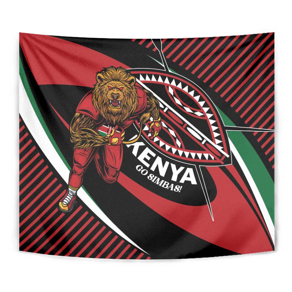 Kenya Rugby Simbas Tapestry Elevate Your Game