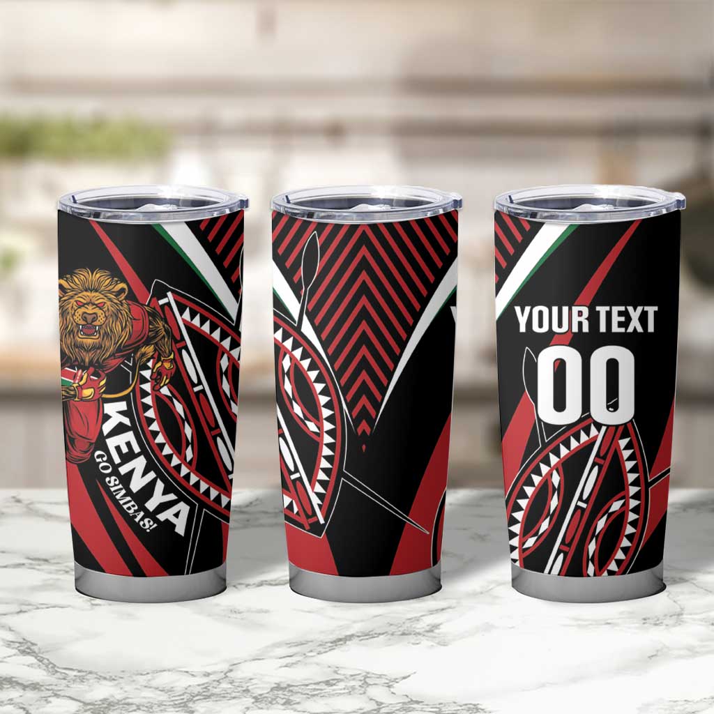 Custom Kenya Rugby Simbas Tumbler Cup Elevate Your Game
