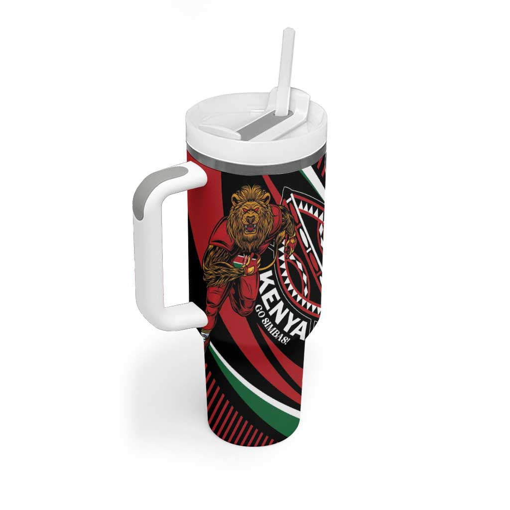 Custom Kenya Rugby Simbas Tumbler With Handle Elevate Your Game