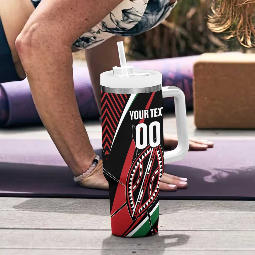 Custom Kenya Rugby Simbas Tumbler With Handle Elevate Your Game