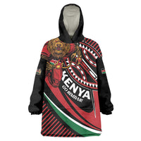 Custom Kenya Rugby Simbas Wearable Blanket Hoodie Elevate Your Game