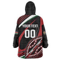 Custom Kenya Rugby Simbas Wearable Blanket Hoodie Elevate Your Game