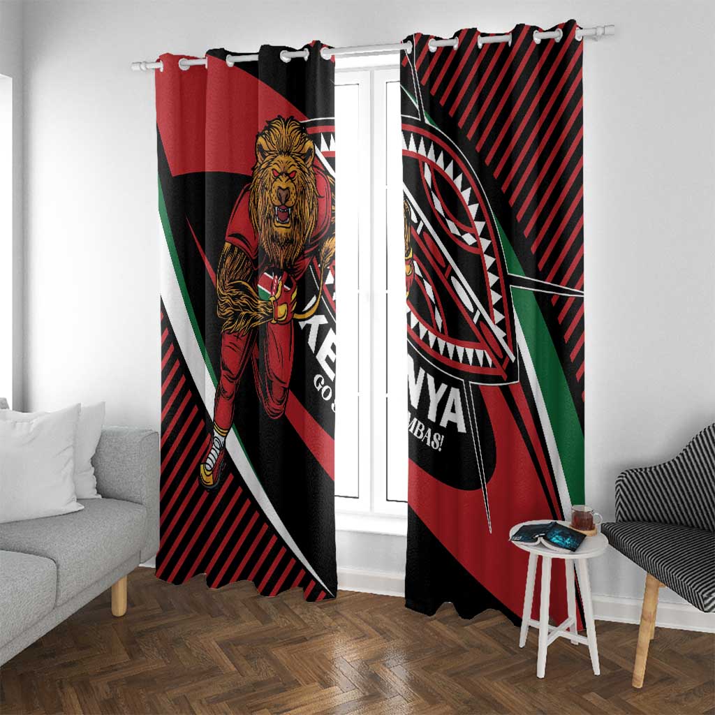 Kenya Rugby Simbas Window Curtain Elevate Your Game