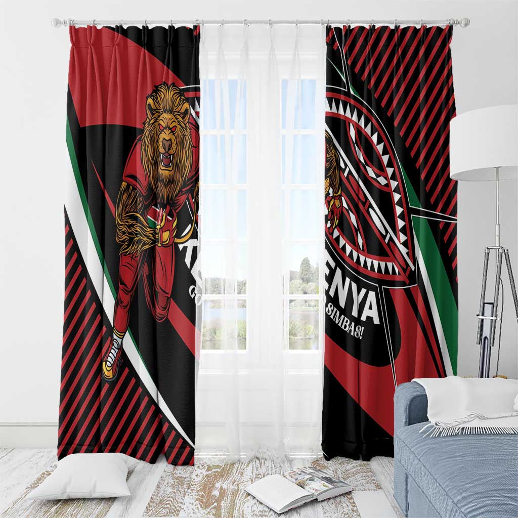 Kenya Rugby Simbas Window Curtain Elevate Your Game