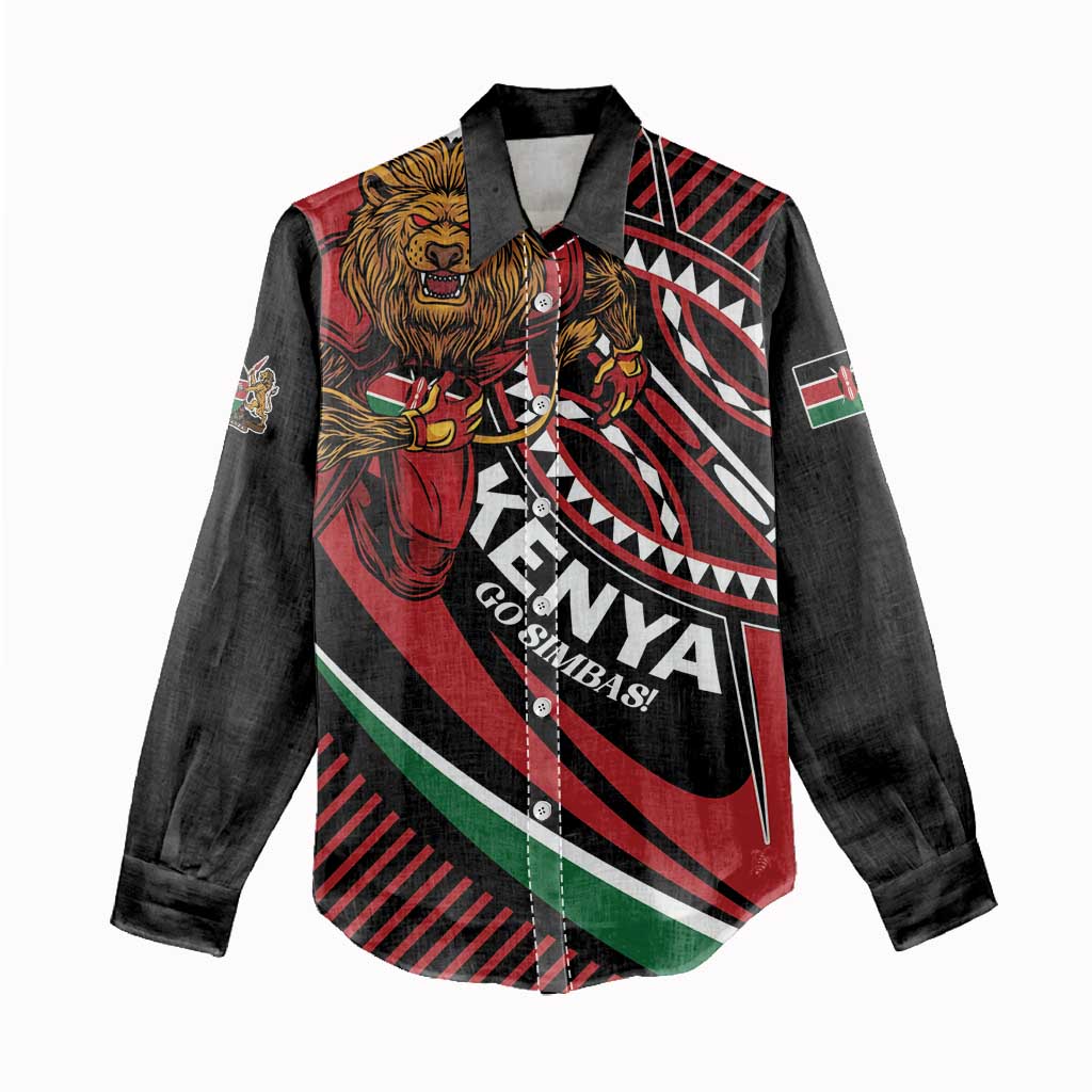 Custom Kenya Rugby Simbas Women Casual Shirt Elevate Your Game