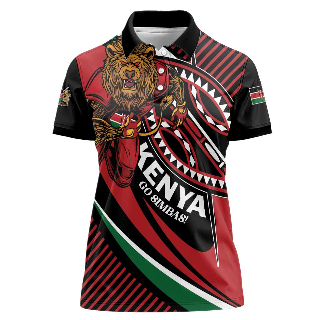 Custom Kenya Rugby Simbas Women Polo Shirt Elevate Your Game