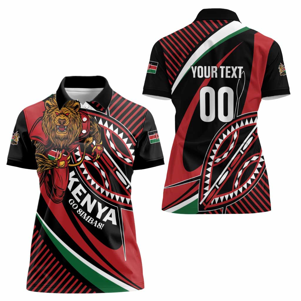 Custom Kenya Rugby Simbas Women Polo Shirt Elevate Your Game