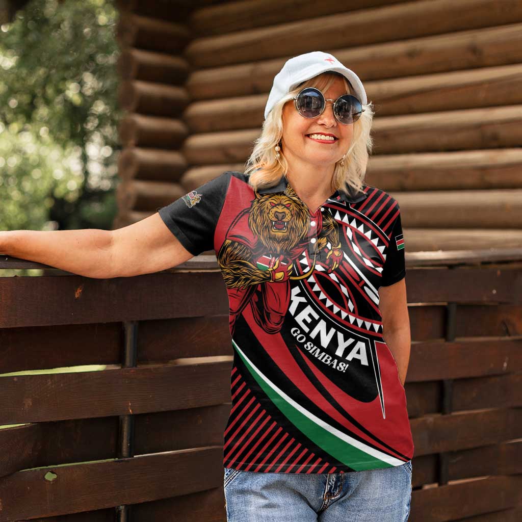 Custom Kenya Rugby Simbas Women Polo Shirt Elevate Your Game