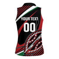 Custom Kenya Rugby Simbas Women Sleeveless Polo Shirt Elevate Your Game