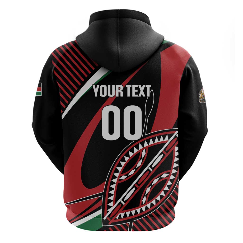 Custom Kenya Rugby Simbas Zip Hoodie Elevate Your Game