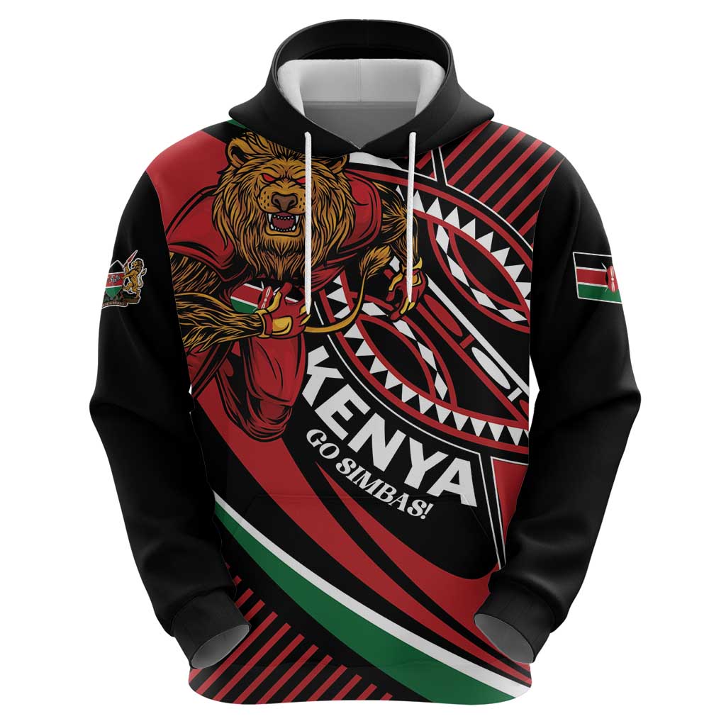 Custom Kenya Rugby Simbas Zip Hoodie Elevate Your Game