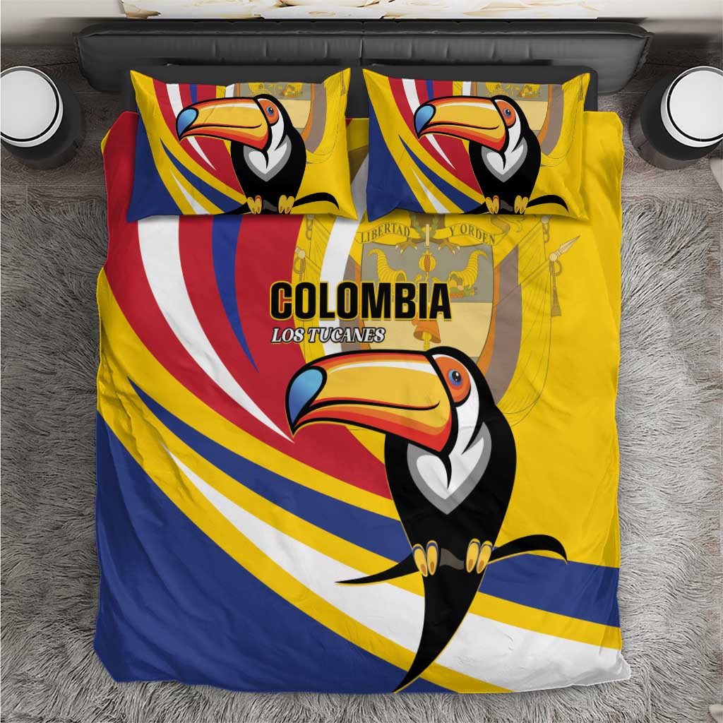 Colombia Rugby Bedding Set Los Tucanes Go Champions
