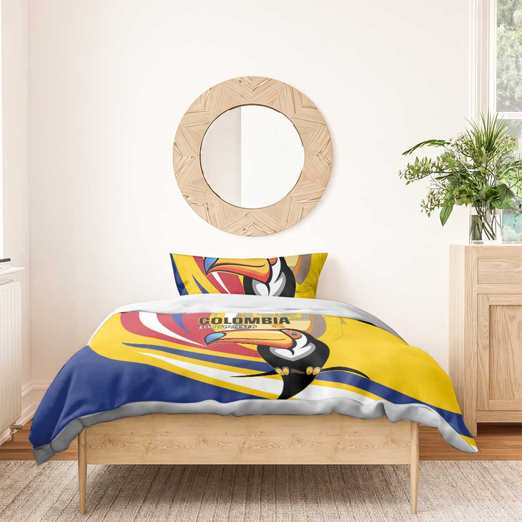 Colombia Rugby Bedding Set Los Tucanes Go Champions