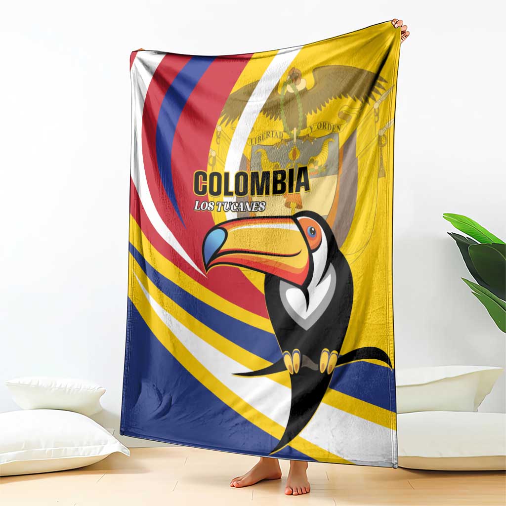 Colombia Rugby Blanket Los Tucanes Go Champions