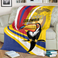 Colombia Rugby Blanket Los Tucanes Go Champions