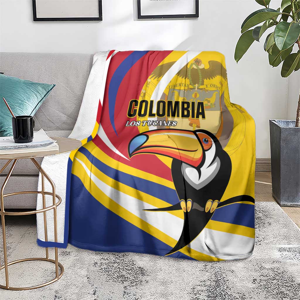 Colombia Rugby Blanket Los Tucanes Go Champions
