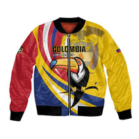 Custom Colombia Rugby Bomber Jacket Los Tucanes Go Champions