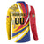 Custom Colombia Rugby Button Sweatshirt Los Tucanes Go Champions