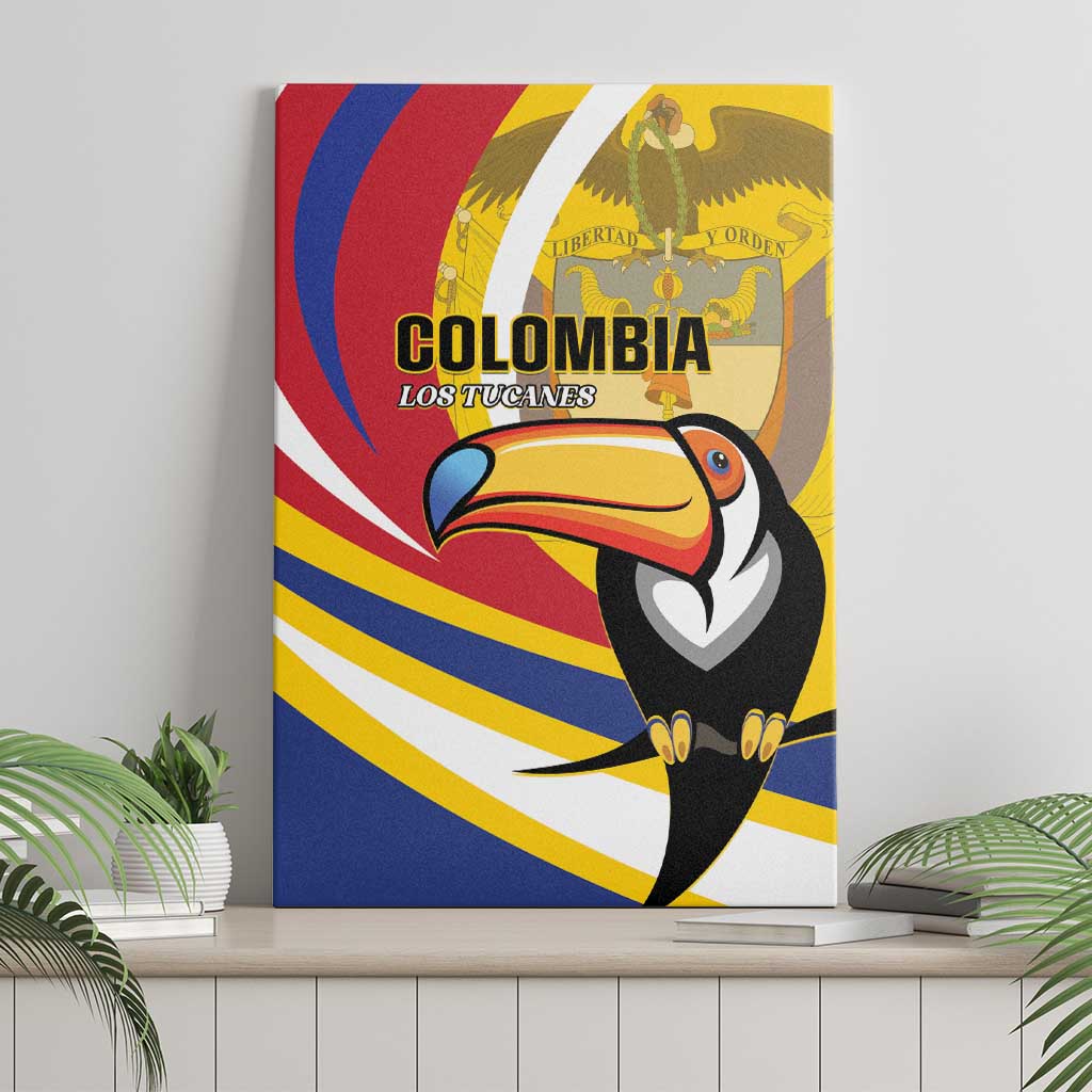 Colombia Rugby Canvas Wall Art Los Tucanes Go Champions