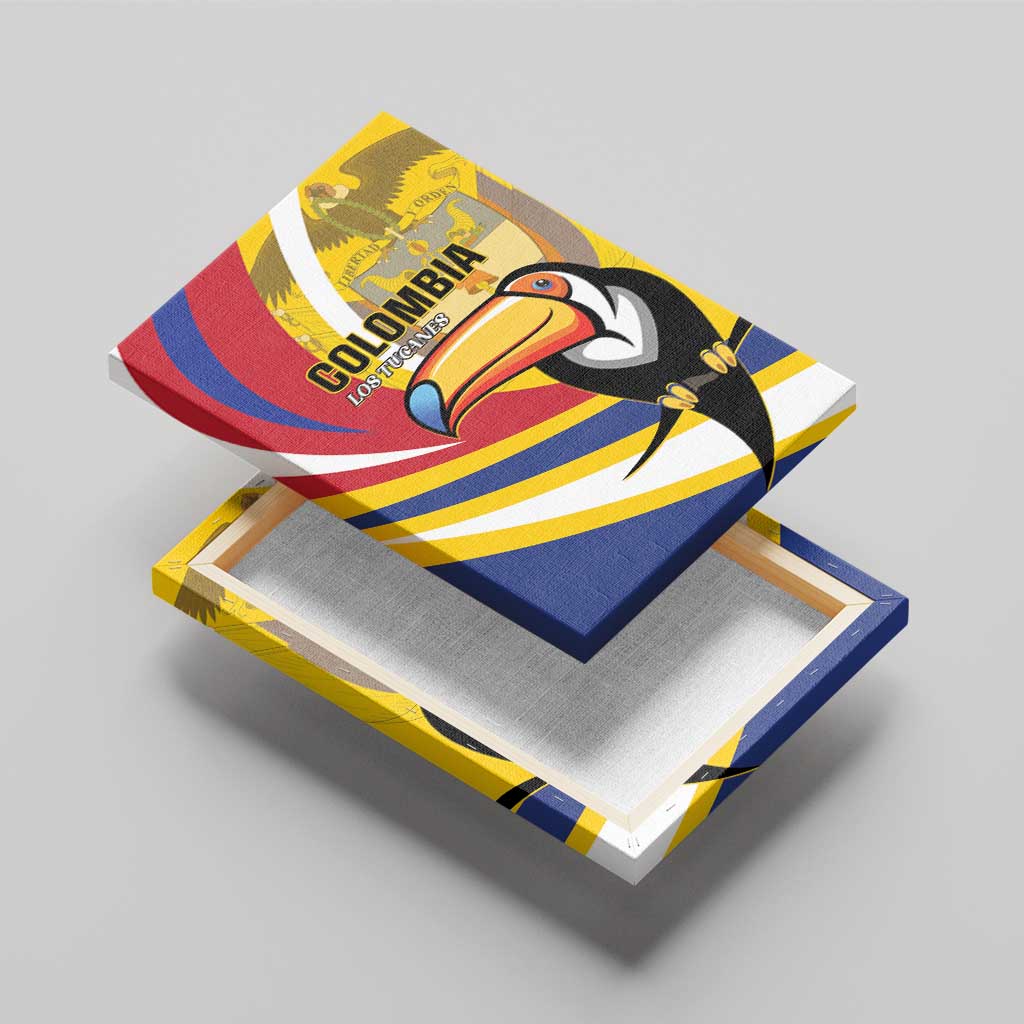 Colombia Rugby Canvas Wall Art Los Tucanes Go Champions