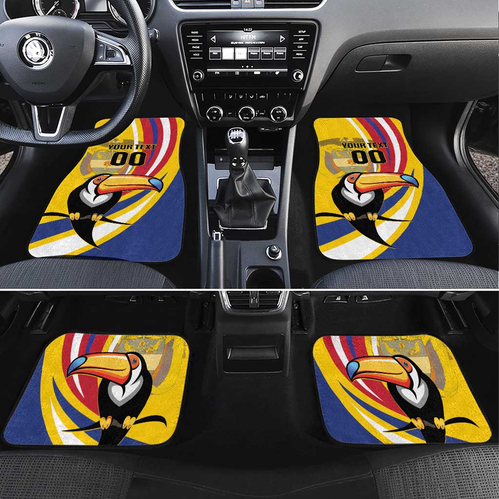 Colombia Rugby Car Mats Los Tucanes Go Champions