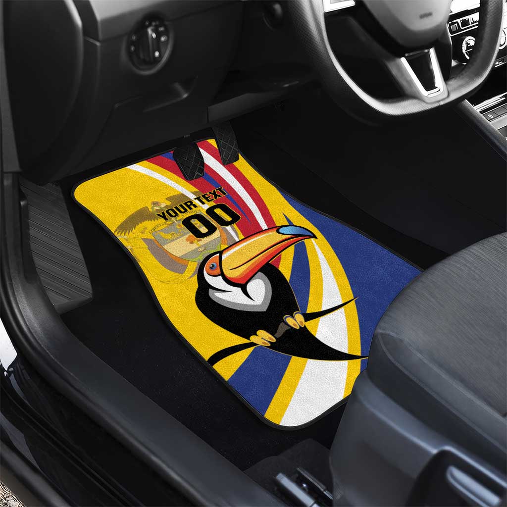 Colombia Rugby Car Mats Los Tucanes Go Champions