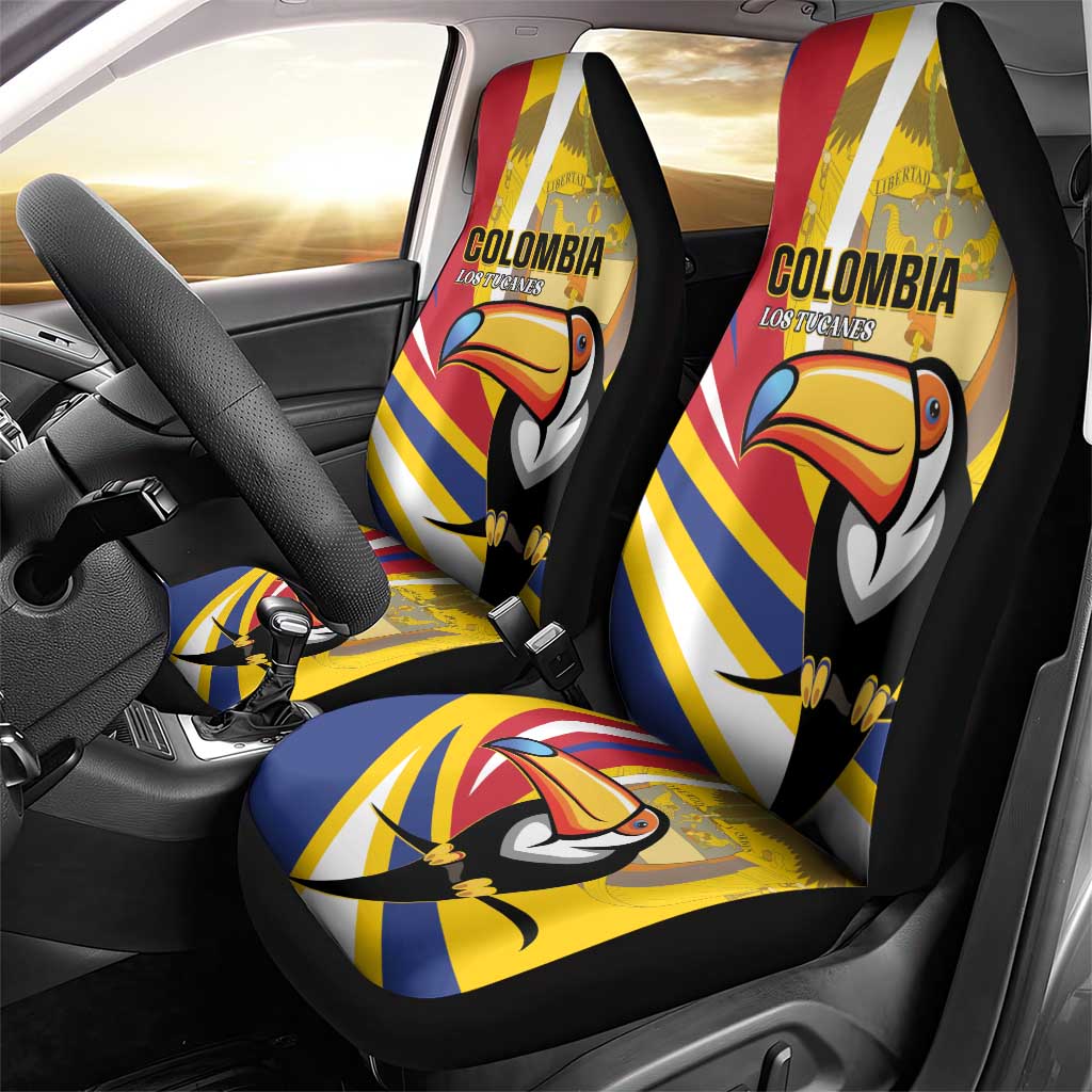 Colombia Rugby Car Seat Cover Los Tucanes Go Champions