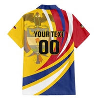 Custom Colombia Rugby Family Matching Mermaid Dress and Hawaiian Shirt Los Tucanes Go Champions