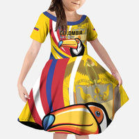 Custom Colombia Rugby Family Matching Off Shoulder Maxi Dress and Hawaiian Shirt Los Tucanes Go Champions