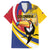 Custom Colombia Rugby Family Matching Off Shoulder Maxi Dress and Hawaiian Shirt Los Tucanes Go Champions