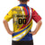 Custom Colombia Rugby Family Matching Short Sleeve Bodycon Dress and Hawaiian Shirt Los Tucanes Go Champions