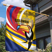 Colombia Rugby Garden Flag Los Tucanes Go Champions