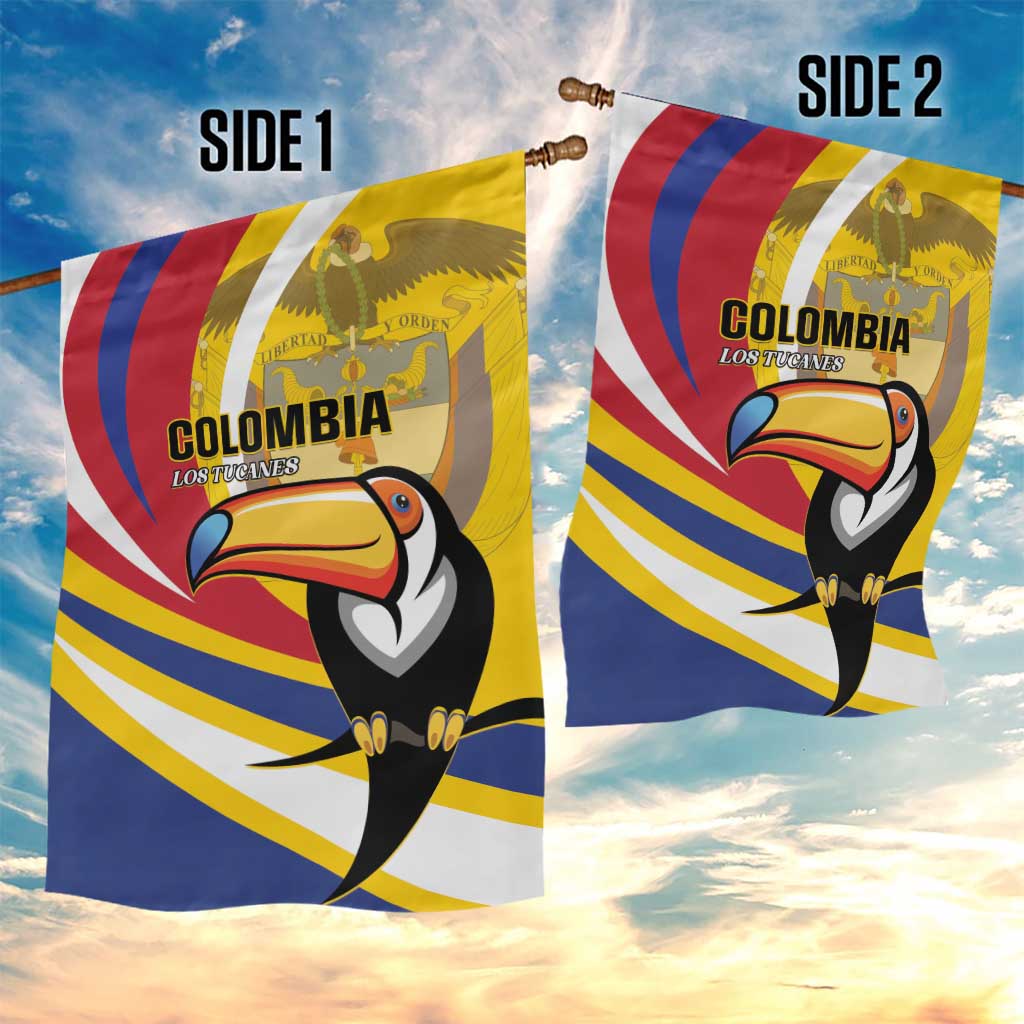 Colombia Rugby Garden Flag Los Tucanes Go Champions