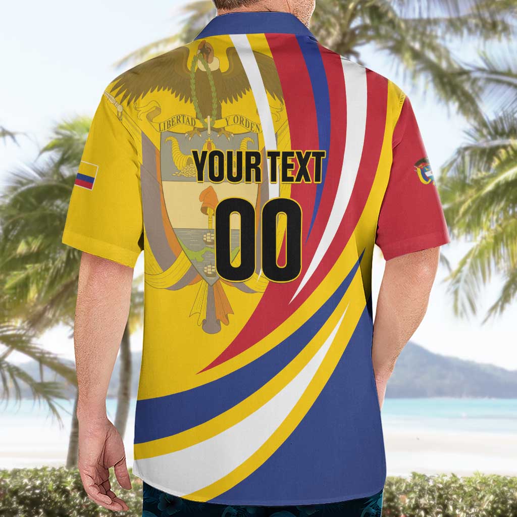Custom Colombia Rugby Hawaiian Shirt Los Tucanes Go Champions