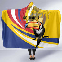 Colombia Rugby Hooded Blanket Los Tucanes Go Champions