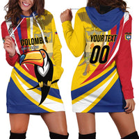 Custom Colombia Rugby Hoodie Dress Los Tucanes Go Champions