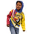 Custom Colombia Rugby Kid Hoodie Los Tucanes Go Champions