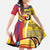 Custom Colombia Rugby Kid Short Sleeve Dress Los Tucanes Go Champions