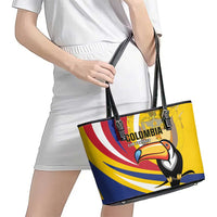 Colombia Rugby Leather Tote Bag Los Tucanes Go Champions