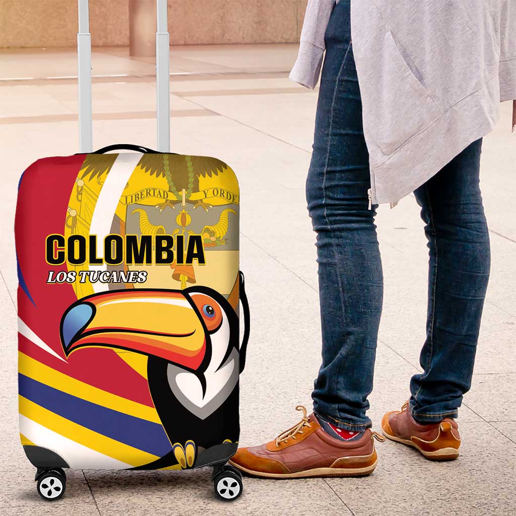Colombia Rugby Luggage Cover Los Tucanes Go Champions