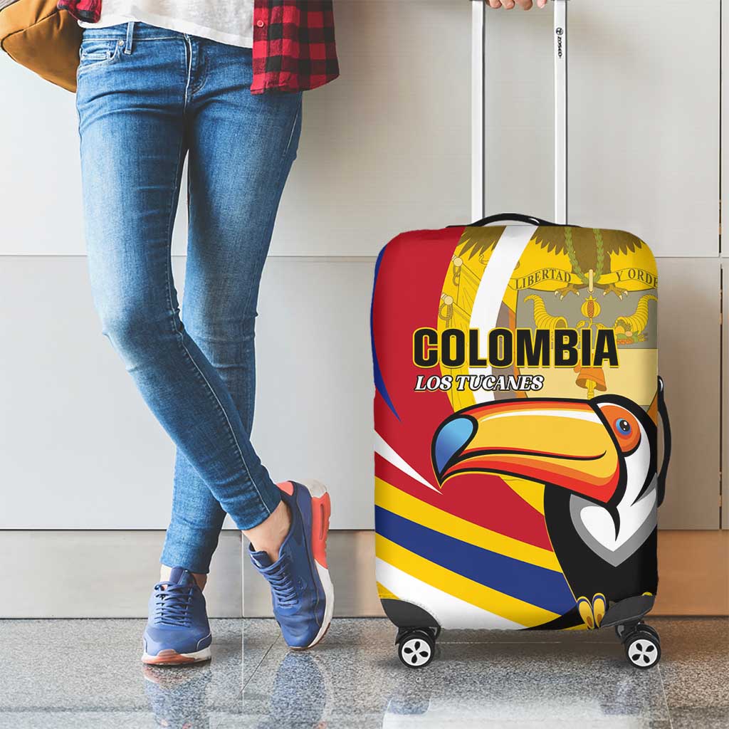 Colombia Rugby Luggage Cover Los Tucanes Go Champions