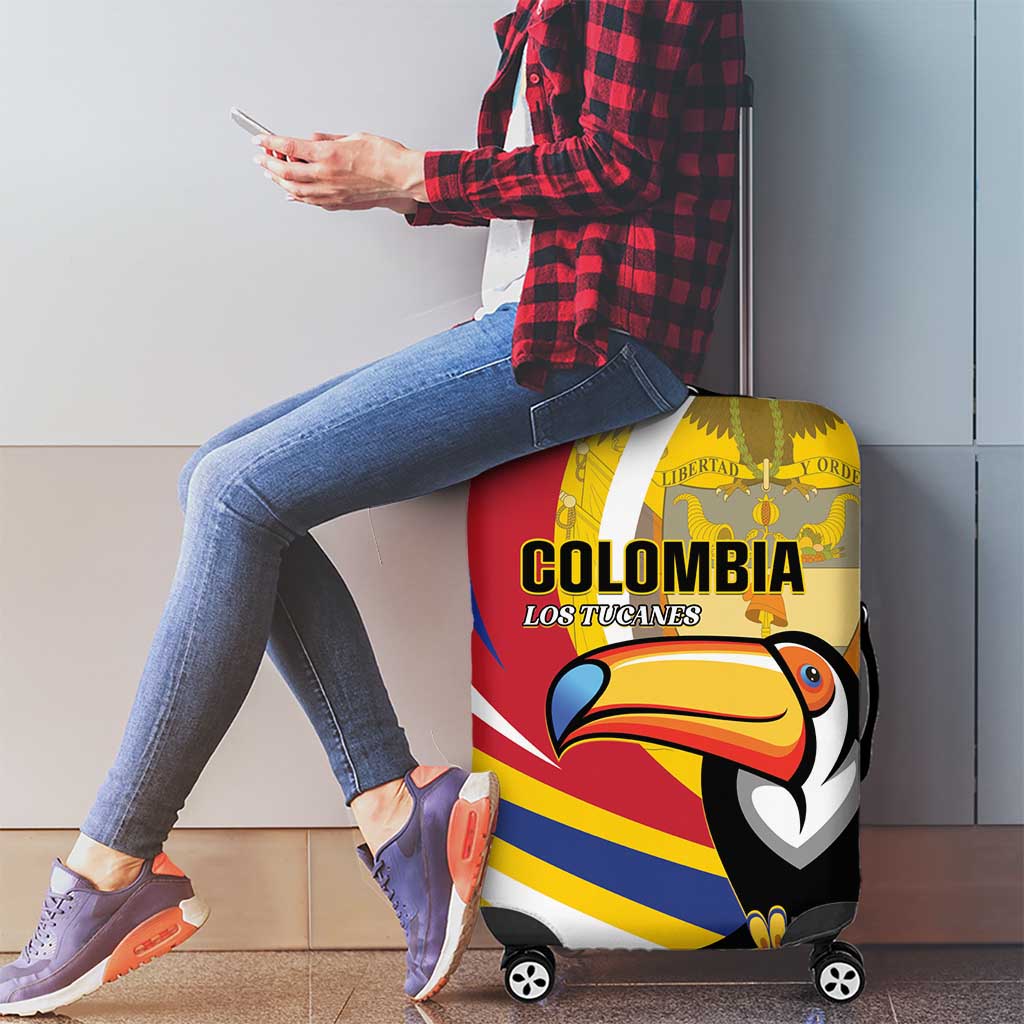 Colombia Rugby Luggage Cover Los Tucanes Go Champions