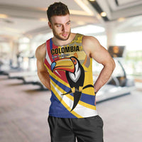 Custom Colombia Rugby Men Tank Top Los Tucanes Go Champions