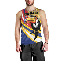 Custom Colombia Rugby Men Tank Top Los Tucanes Go Champions