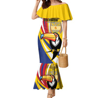 Custom Colombia Rugby Mermaid Dress Los Tucanes Go Champions