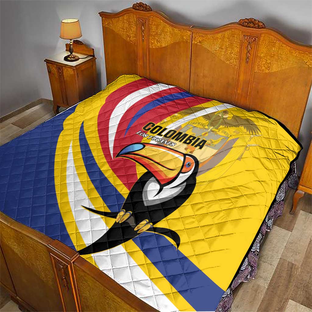 Colombia Rugby Quilt Los Tucanes Go Champions